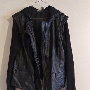 Faux Leather jacket by Nichole Size Large